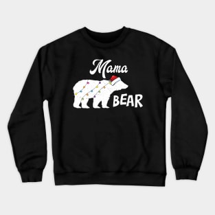 'Polar Mama Bear' Funny Christmas  Bear Crewneck Sweatshirt
